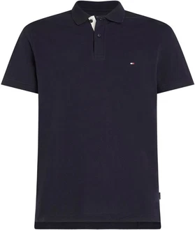 Tommy Hilfiger Flag Under Placket REG Polo Langarm T-Shirt MW0MW31684 blau Tommy Hilfiger Flag Under Placket REG Polo Langarm T-Shirt MW0MW31684 blau