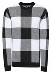 Rusty Neal Strickpullover Schwarz/Weiß/Grau/Rot