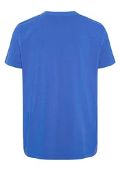 Chiemsee Print-Shirt T-Shirt im Label-Look Blau