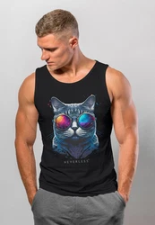 Neverless Tanktop Herren Sommer Style Fashion Streetstyle Schwarz/Grau