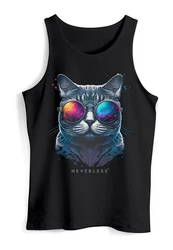 Neverless Tanktop Herren Sommer Style Fashion Streetstyle Schwarz/Grau