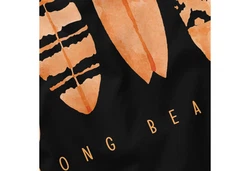 Neverless Herren Tanktop Surfing Fashion Aufdruck Long Beach Surfboard Rot/Schwarz/Orange/Lila/Braun/Dunkelblau