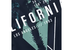 Neverless Herren Tank-Top California Los Angeles Surfing Motiv Dunkelblau/Blau/Hellblau