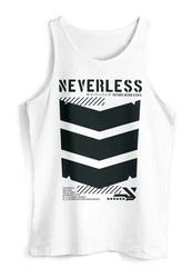 Neverless Tanktop Herren Tank-Top Techwear Trend Japanese Streetstyle Dunkelblau/Rosa/Weiß