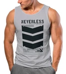 Neverless Tanktop Herren Tank-Top Techwear Trend Japanese Streetstyle Dunkelblau/Dunkelgrau/Grau/Rosa