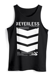 Neverless Tanktop Herren Tank-Top Techwear Trend Japanese Streetstyle Dunkelblau/Schwarz/Rosa