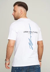 Jack & Jones T-Shirt JCOMETA TEE Weiß/Creme/Schwarz/Grau