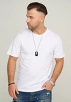 Jack & Jones T-Shirt JCOMETA TEE Weiß/Creme/Schwarz/Grau