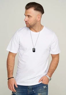 Jack & Jones T-Shirt JCOMETA TEE Weiß/Creme/Schwarz/Grau