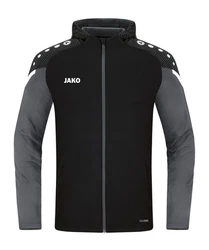 Jako Sweatjacke Performance Kapuzenjacke Schwarz/Dunkelgrau/Grau/Dunkelblau