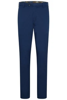MEYER Chinohose Roma Dunkelblau/Blau