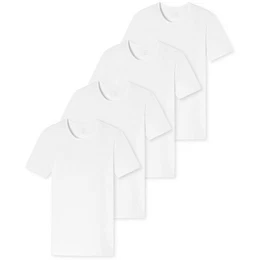 T-Shirt 95/5 Organic Cotton (4-tlg) Rundhalsausschnitt, kurzarm, im 4er Pack