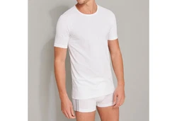 Schiesser T-Shirt 95/5 Organic Cotton Weiß