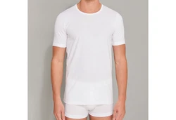 Schiesser T-Shirt 95/5 Organic Cotton Weiß