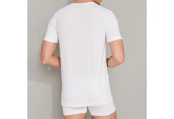 Schiesser T-Shirt 95/5 Organic Cotton Weiß