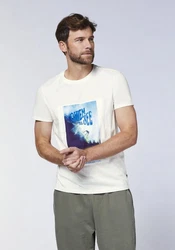 Chiemsee T-Shirt im Surf-Design (1) Weiß/Hellblau/Creme/Blau