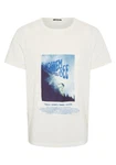 Chiemsee T-Shirt im Surf-Design (1) Weiß/Hellblau/Creme/Blau
