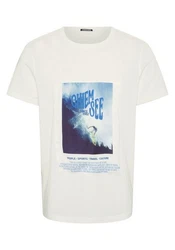 Chiemsee T-Shirt im Surf-Design (1) Weiß/Hellblau/Creme/Blau