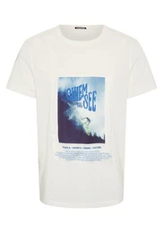 Print-Shirt T-Shirt im Surf-Design 1