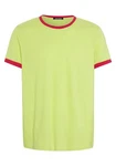 Chiemsee Print-Shirt T-Shirt mit Kontrast-Akzenten Neonfarben/Grün/Gelb
