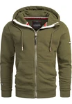 Alessandro Salvarini Sweatjacke ASBergamo Dunkelgrün/Khaki