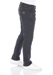 Wrangler Herren Jeans Regular Fit Greensboro Hose Schwarz