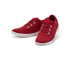 merinos Herren Lace-Up Sportschuhe Sneaker Rot/Dunkelrot/Bordeaux