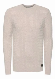 Strickpullover mit modernem Strickmuster