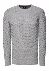 Rusty Neal Strickpullover Grau