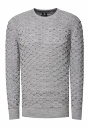 Strickpullover mit modernem Strickmuster