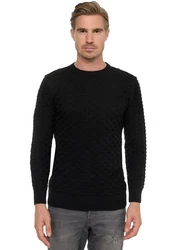 Rusty Neal Strickpullover Schwarz