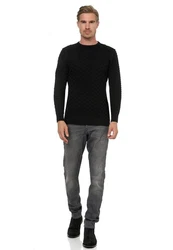 Rusty Neal Strickpullover Schwarz