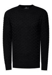 Rusty Neal Strickpullover Schwarz