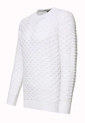 Rusty Neal Strickpullover Weiß/Creme/Grau