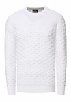 Rusty Neal Strickpullover Weiß/Creme/Grau