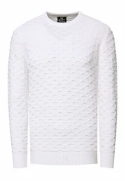 Strickpullover mit modernem Strickmuster