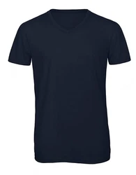 Goodman Design V-Shirt V-Neck (3er-Pack) Kurzarm Unterzieh T-Shirt Dunkelblau