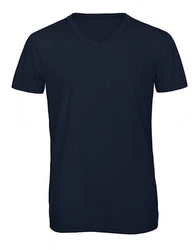 Goodman Design V-Shirt V-Neck (3er-Pack) Kurzarm Unterzieh T-Shirt Dunkelblau
