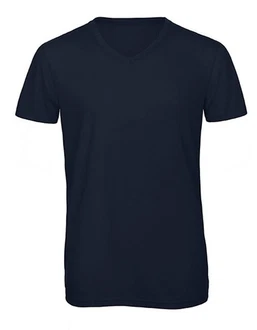 Goodman Design V-Shirt V-Neck (3er-Pack) Kurzarm Unterzieh T-Shirt Dunkelblau