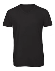 Goodman Design V-Shirt V-Neck (3er-Pack) Kurzarm Unterzieh T-Shirt Schwarz/Dunkelgrau