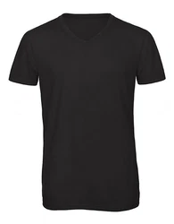 Goodman Design V-Shirt V-Neck (3er-Pack) Kurzarm Unterzieh T-Shirt Schwarz/Dunkelgrau