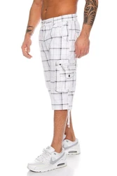 Kendindza Cargoshorts Cargobermuda Herren Weiß/Creme/Dunkelblau/Grau/Schwarz