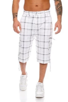 Kendindza Cargoshorts Cargobermuda Herren Weiß/Creme/Dunkelblau/Grau/Schwarz