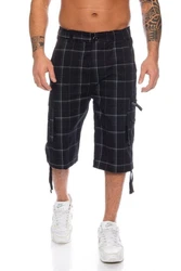Kendindza Cargoshorts Cargobermuda Herren Dunkelblau/Blau/Grau/Hellblau/Schwarz