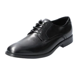 Ecco Herren Halbschuhe Melbourne Schnürschuh Schwarz/Hellblau/Braun
