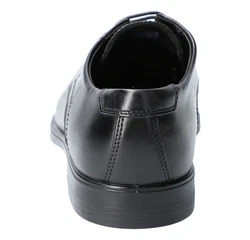 Ecco Herren Halbschuhe Melbourne Schnürschuh Schwarz/Hellblau/Braun