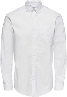 ONLY & SONS Langarmhemd NEIL LIFE ORGANIC OXFORD
