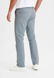 H.I.S Chinohose Regular-Fit Grau/Blau/Hellblau