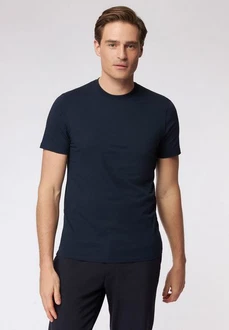Roy Robson Longshirt Rippkragen