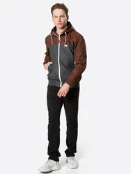 Iriedaily Jacke Auf Deck schoko/dunkelgrau